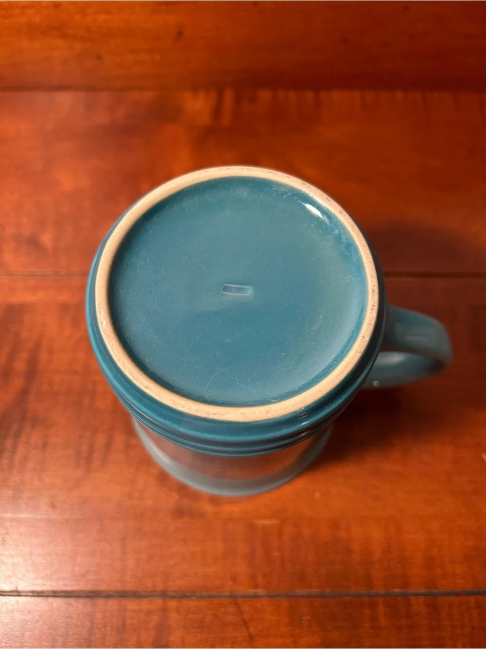 Le Creuset Turquoise Blue Stoneware Mug
